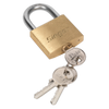 Siegen Brass Body Padlock with Brass Cylinder 40mm