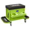 Mechanic's Utility Seat & Toolbox - Green