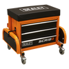 Mechanic's Utility Seat & Toolbox - Orange