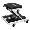 Compact Steel Creeper/Seat with 6 Wheels