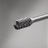 Tungsten Carbide Rotary Burr Extra-Long Cylindrical Front End Cut 10mm