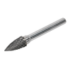 Arc Pointed Nose Tungsten Carbide Rotary Burr 10mm