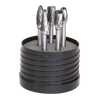 Tungsten Carbide Rotary Burr Set 5pc - Ripper/Coarse