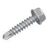 Zinc Plated Self-Drilling Hex Head Screw 4.2 x 19mm - Pack of 100