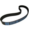 Dayco Timing Belt, close-up of the black rubber timing belt with evenly spaced teeth for Defender/Discovery 200TDi.