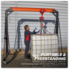 Portable Lifting Adjustable Gantry Frame 0.5 Tonne