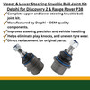 Delphi upper and lower ball joint kit Discovery 2 Range Rover P38 FTC3570 FTC3571