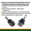 Delphi upper and lower ball joint kit Discovery 2 Range Rover P38 FTC3570 FTC3571