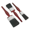 Pure Bristle Paint Brush Set 3pc
