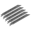 Reciprocating Saw Blade for Wood & Plastics 150mm 10tpi - Pack of 5