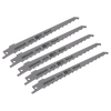 Reciprocating Saw Blade for Clean Wood 150mm 6tpi - Pack of 5