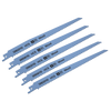 Reciprocating Saw Blade for Clean Wood 200mm 6tpi - Pack of 5