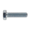 8.8 Zinc Plated HT Setscrew M10 x 40mm, DIN 933 - Pack of 25