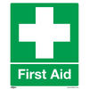 Worksafe® First Aid Safety Sign - Self-Adhesive Vinyl