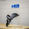 Worksafe® Wear Face Shield Safety Sign - Self-Adhesive Vinyl