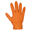 Diamond Grip Extra-Thick Nitrile Powder-Free Gloves, Orange, X-Large - Pack of 50