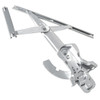 Direct Replacement Window Regulator Front Right for Discovery 2, car window regulator mechanism in silver colour with gears and mounting parts