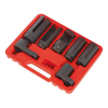 Oxygen Sensor Socket Set 3/8" & 1/2"Sq Drive 7pc