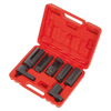 Oxygen Sensor Socket Set 3/8" & 1/2"Sq Drive 7pc
