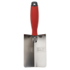 Stainless Steel Internal Corner Trowel with Rubber Handle 120 x 60mm