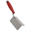 Stainless Steel External Corner Trowel with Rubber Handle 120 x 60mm