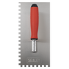 Stainless Steel 8mm Notched Trowel with Rubber Handle 270mm