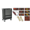 Rollcab 7 Drawer with Insulated Tool Kit 63pc
