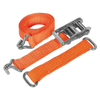 Steel Wheel Car Transporter Ratchet Strap 50mm x 3m 4500kg Breaking Strength