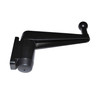 Direct Replacement Door Wing Mirror With Arm - MTC5217 for Defender, black mirror arm with mounting base and ball joint