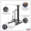 Viking Quick Lift Wheel Removal/Lifter Trolley 50kg Capacity