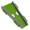 Premier Reversible Spanner Rack 16pc - Hi-Vis Green