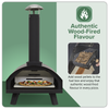 Dellonda Wood-Fired Pizza Oven 14" - Black