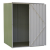 Dellonda Galvanized Steel Storage Shed with Pent Style Roof 151 x 151 x 200cm - Green