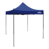 Dellonda Premium 2x2m Pop-Up Gazebo, Heavy Duty, PVC Coated, Water-Resistant Fabric, Supplied with Carry Bag, Rope, Stakes & Weight Bags - Blue Canopy