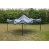 Dellonda Premium 3 x 3m Pop-Up Gazebo, PVC Coated, Water-Resistant Fabric, Supplied with Carry Bag, Rope, Stakes & Weight Bags - Grey Canopy