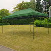 Dellonda Premium 3x6m Pop-Up Gazebo, Heavy Duty, PVC Coated, Water-Resistant Fabric, Supplied with Carry Bag, Rope, Stakes & Weight Bags - Dark Green Canopy