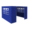 Dellonda Premium Gazebo/Marquee Side Walls/Doors/Windows, Fits 3 x 3m Models - Blue