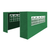 Dellonda Premium Side Walls/Doors/Windows for Gazebo/Marquee, Fits 3 x 4.5m Models - Dark Green
