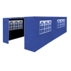 Dellonda Premium Side Walls/Doors/Windows for Gazebo/Marquee, Fits 3 x 6m Models - Blue