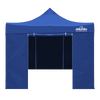 Dellonda Premium 2x2m Pop-Up Gazebo & Side Walls, PVC Coated, Water-Resistant Fabric, Supplied with Carry Bag, Rope, Stakes & Weight Bags - Blue