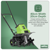 Dellonda Electric Tiller/Cultivator 1500W