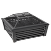 Dellonda 89cm Square Outdoor Fire Pit, Black