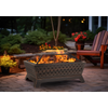 Dellonda 89cm Rectangular Outdoor Fire Pit, Antique Bronze Effect
