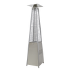 Dellonda 13kW Pyramid Gas Patio Heater 13kW Commercial/Garden Use - Stainless Steel