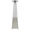 Dellonda 13kW Pyramid Gas Patio Heater 13kW Commercial/Garden Use - Stainless Steel