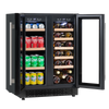 Baridi 40 Bottle/120 Can Under-Counter/Freestanding Dual Zone Wine Fridge & Cooler 60cm