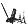 Premier Trolley Jack 3 Tonne & Axle Stands (Pair) 3 Tonne per Stand Combo - 3040ABCOMBO