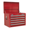 Superline PRO® Topchest 5 Drawer - Red - AP26059T