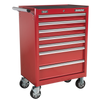 Superline PRO® Rollcab 7 Drawer - Red - AP33479