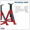 Axle Stands (Pair) 5 Tonne Capacity per Stand - AS5000